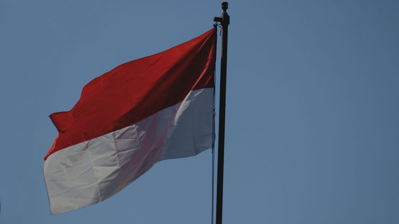 Ilustrasi bendera Indonesia